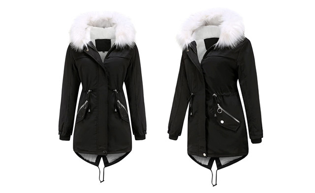 Image of $74.95 for a Women's Fleece Lined Winter Coat (a $199 Value)