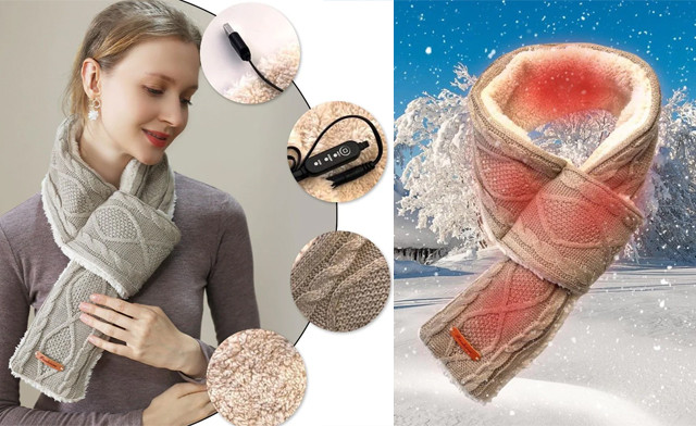 Image of $29.95 for a Neck Heating Pad Scarf (a $62.49 Value)