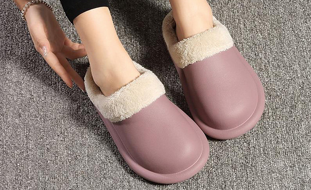 Image of $25 for a Pair of Warm Fluffy Slippers (a $64.99 Value)
