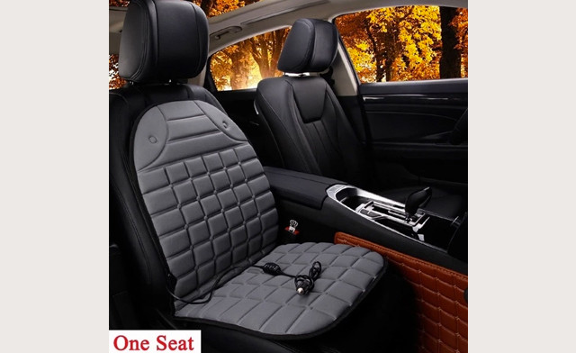 Image of Up to 44% off Universal 12V Car Front Seat Heated Cushion Covers