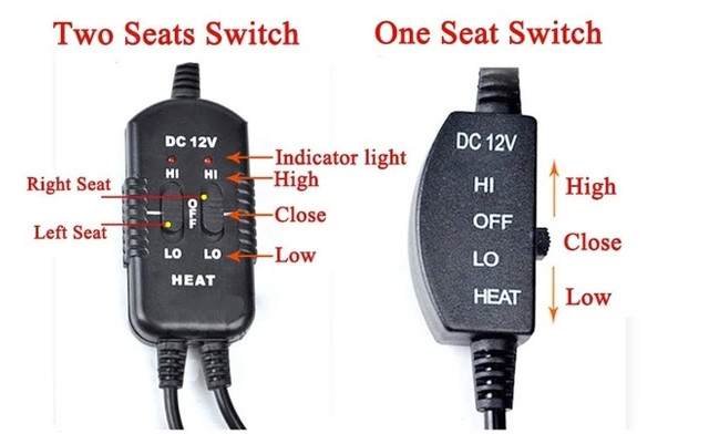 Image of Up to 44% off Universal 12V Car Front Seat Heated Cushion Covers