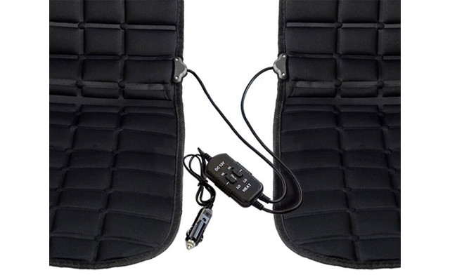 Image of Up to 44% off Universal 12V Car Front Seat Heated Cushion Covers