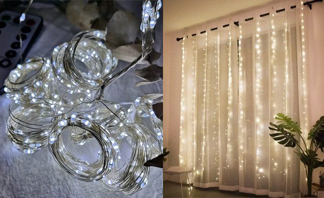 Image of $19.95 for Christmas Curtain Lights with Remote Control (a $62.99 Value)