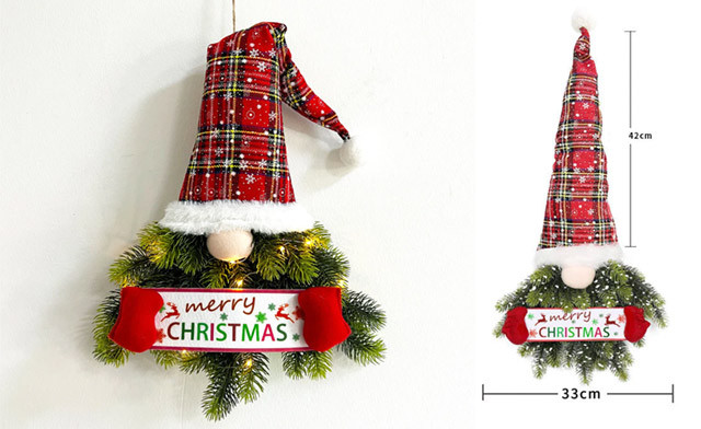 Image of $27.95 for a Gnome Christmas Wreath (a $44.50 Value)
