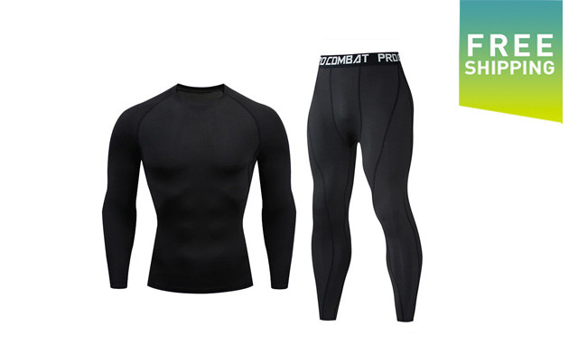 Image of $30 for a Quick Dry Men's Thermal Underwear Set (a $74.99 Value) 