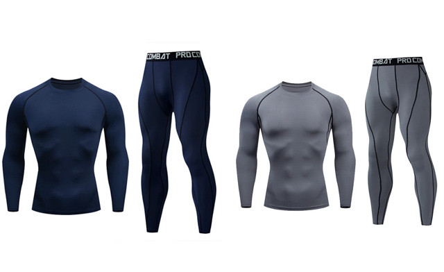 Image of $30 for a Quick Dry Men's Thermal Underwear Set (a $74.99 Value) 