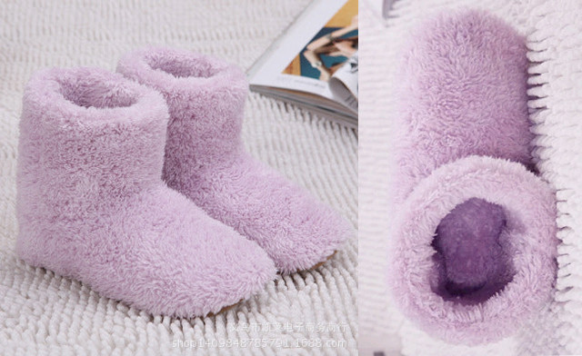 Image of $25 for Electric Heated Slippers for Women (a $68.99 Value)