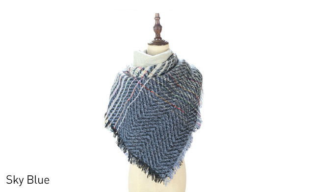 Image of $21.95 for a Cashmere Blended Plaid Scarf (a $40 Value)