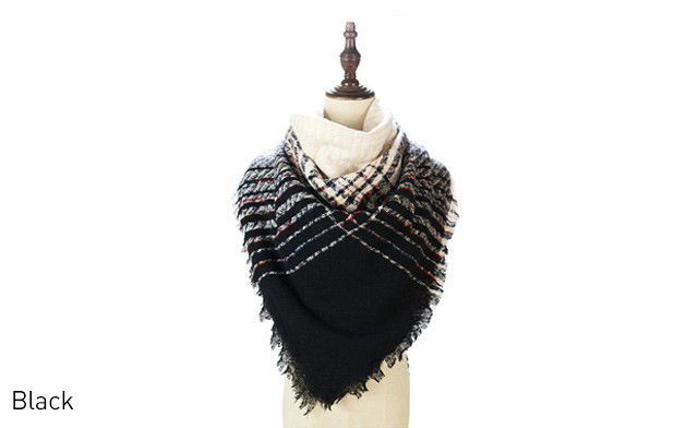 Image of $21.95 for a Cashmere Blended Plaid Scarf (a $40 Value)