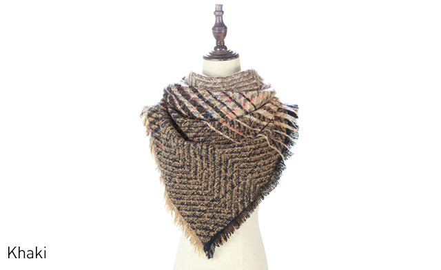 Image of $21.95 for a Cashmere Blended Plaid Scarf (a $40 Value)