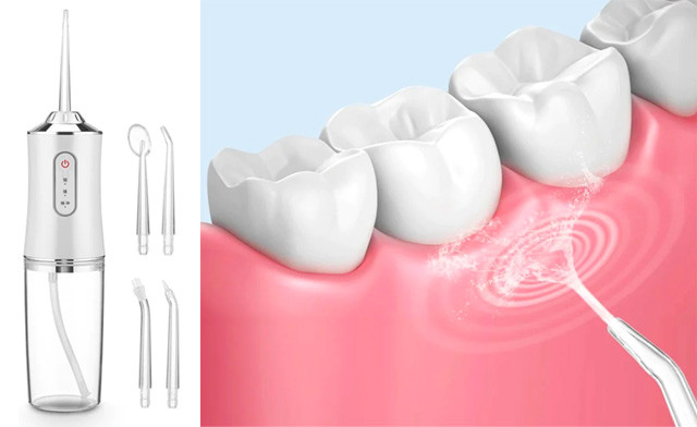 Image of $27.95 for a Rechargeable Water Flosser (a $60 Value)