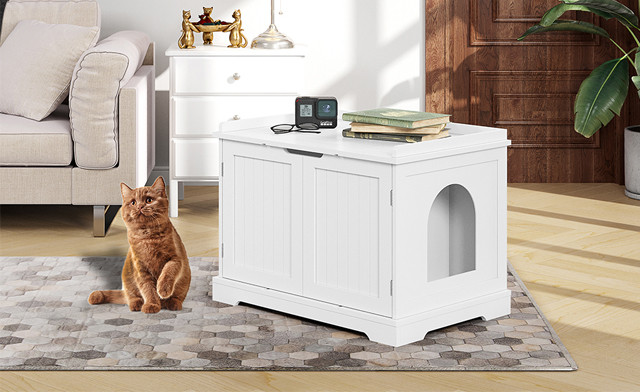 Image of $75 for a Cat Litter Box Furniture (a $189.99 Value)