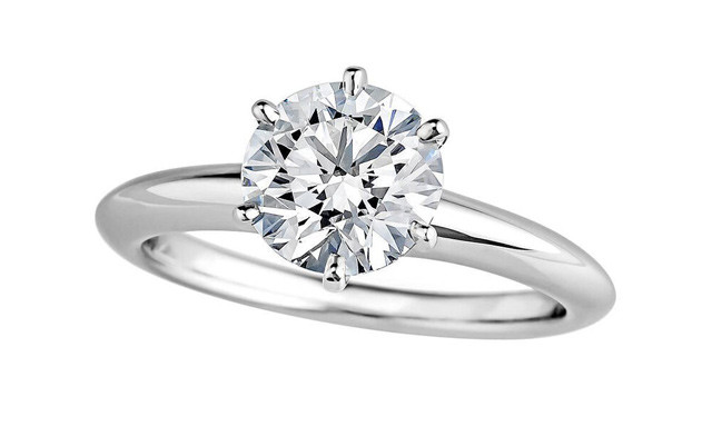Image of Up to 87% off a Moissanite Engagement Ring + FREE Bracelet