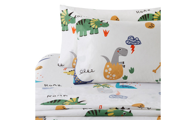 Image of Up to 63% off a Kid's Cotton Printed Sheet Set