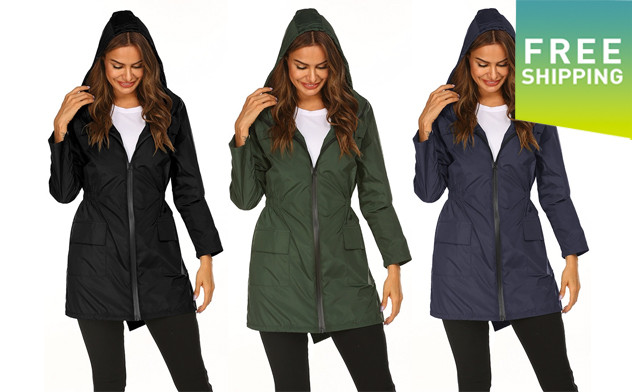 Image of $49.95 for a Women's Rain Jacket (a $110 Value)