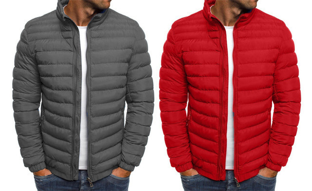 Image of $37.73 for a Men's Lightweight Puffer Jacket (a $104.99 Value)