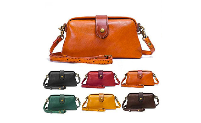 Image of $30.77 for a Genuine Leather Bag (an $89.99 Value)