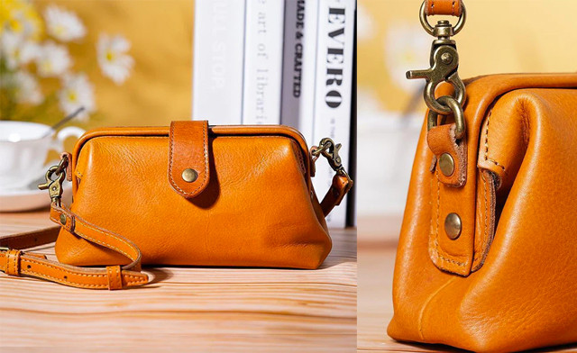 Image of $30.77 for a Genuine Leather Bag (an $89.99 Value)