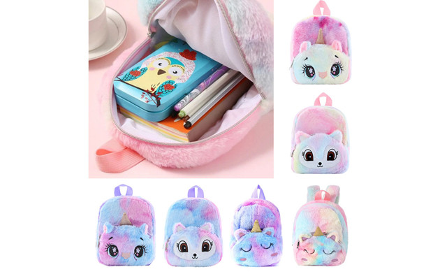 Image of $21.95 for a Kid's Mini Plush Unicorn Backpack (a $39.99 Value)