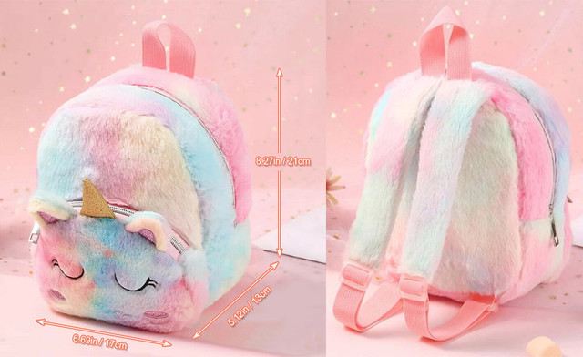 Image of $21.95 for a Kid's Mini Plush Unicorn Backpack (a $39.99 Value)