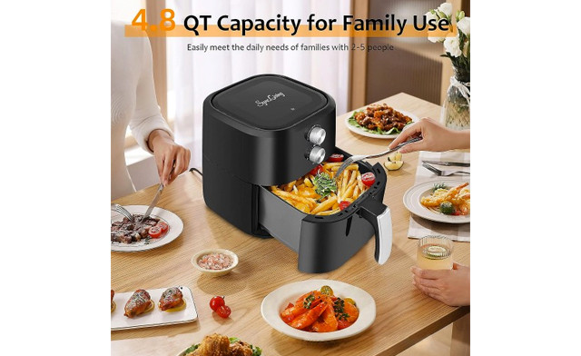 Image of $38.95 for a SyncLiving 4.8QT. Air Fryer (a $72.49 Value)