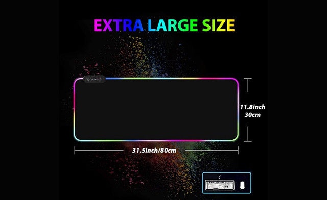 Image of $21.95 for a RGB Light Gaming Mouse Pad (a $42.50 Value)