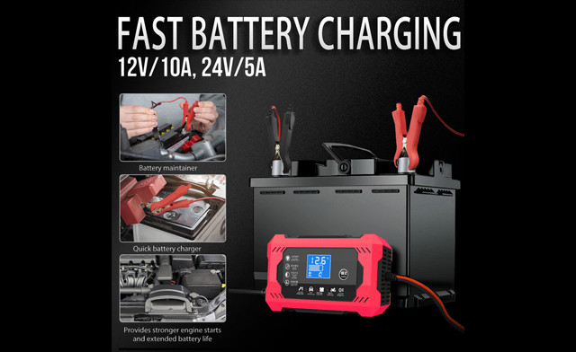 Image of $49.95 for an Emergency Car Battery Charger 12-Volt 6-Amp (a $122.99 Value)