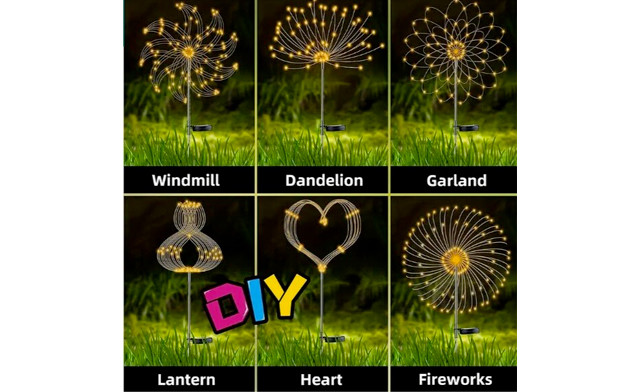 Image of $19.95 for a Solar Outdoor Firework Garden Light (a $35 Value)