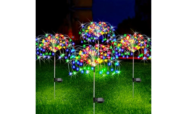 Image of $19.95 for a Solar Outdoor Firework Garden Light (a $35 Value)