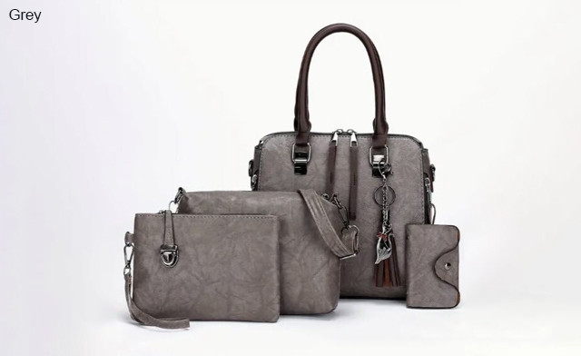 Image of $42.95 for a 4-Piece Vintage Handbag Set (a $109.99 Value)