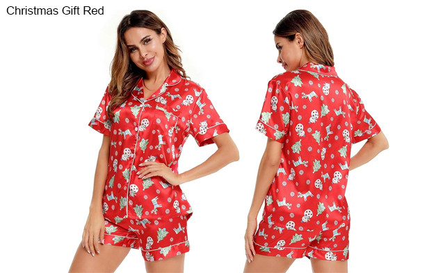 Image of $25 for a Women's Silk Satin Pyjama Set (a $59.99 Value)