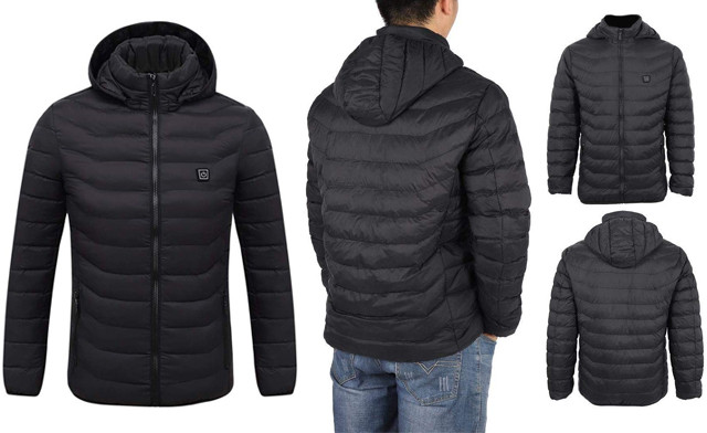 Image of $62.43 for a Men's Waterproof Heated Jacket (a $229 Value)