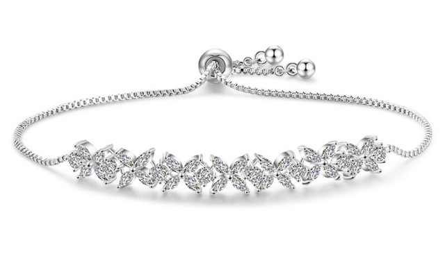 Image of $17.85 for an Adjustable Small Clover Bracelet (a $129 Value)