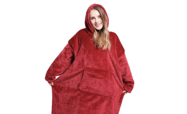 Image of $39.69 for a Ultra Plush Blanket Hoodie (a $72 Value)