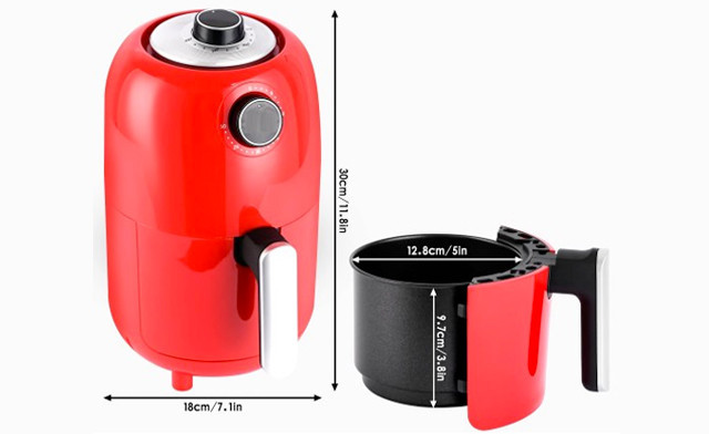 Image of $23.06 for a 1.2L iRUNTEK Mini Air Fryer (a $64.99 Value)