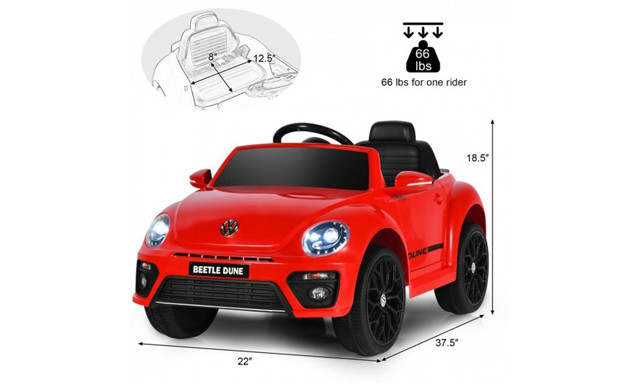 Image of $125.88 for a Kid's Volkswagen Beetle Ride-On Car (a $299 Value) - Ontario ONLY Shipping