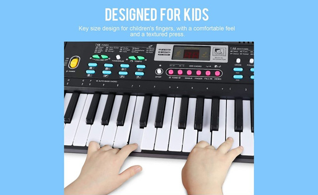 Image of $25.74 for a 61-Key Electronic Keyboard (a $69.75 Value)