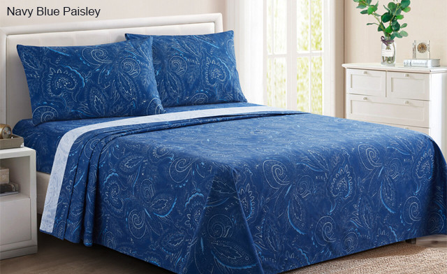 Image of Up to 75% off Percale Printed Sheet Sets