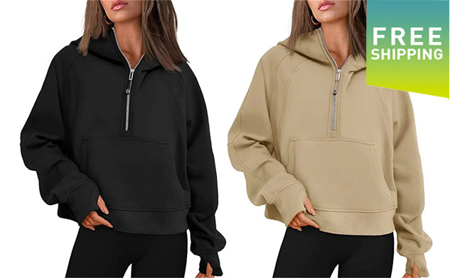 Image of $29 for a Women's Zipper Hoodie (a $55 Value)
