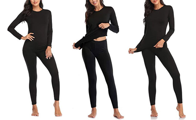 Image of $29.95 for a Women's Thermal Underwear Set (a $57.99 Value)