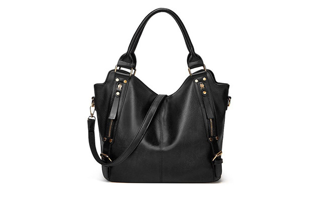 Image of $49.95 for a Women's PU Leather Tote Bag (a $135 Value)