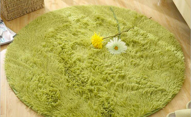 Image of $22.95 for a Plush Round Area Rug (a $49.50 Value)