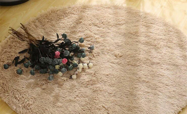 Image of $22.95 for a Plush Round Area Rug (a $49.50 Value)