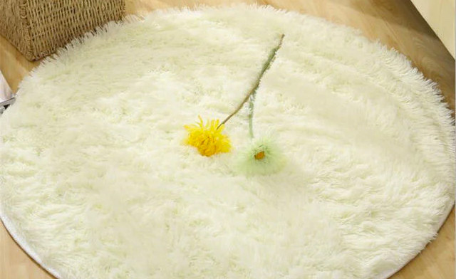 Image of $22.95 for a Plush Round Area Rug (a $49.50 Value)