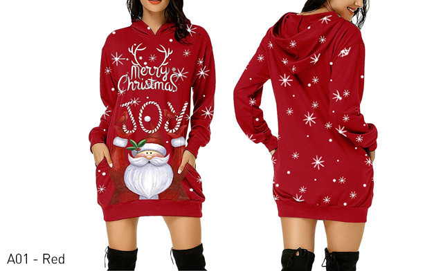 Image of $35 for an Ugly Christmas Sweater Dress (a $67.99 Value)