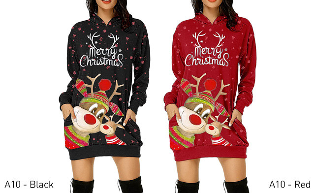 Image of $35 for an Ugly Christmas Sweater Dress (a $67.99 Value)