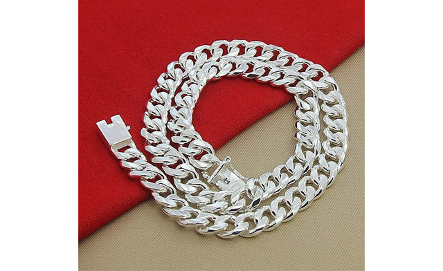 Image of $21.95 for a Men's 925 Silver Chain (a $64 Value)