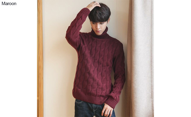 Image of $41.95 for a Men's Winter Turtleneck Sweater (a $78.99 Value)
