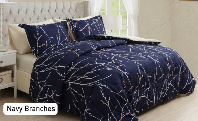 Image of $46.77 & Up for 7-Piece Printed Bed-in-a-Bag Comforter Sets