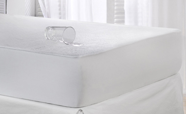 Image of Up to 82% off a Terry Waterproof Mattress Cover